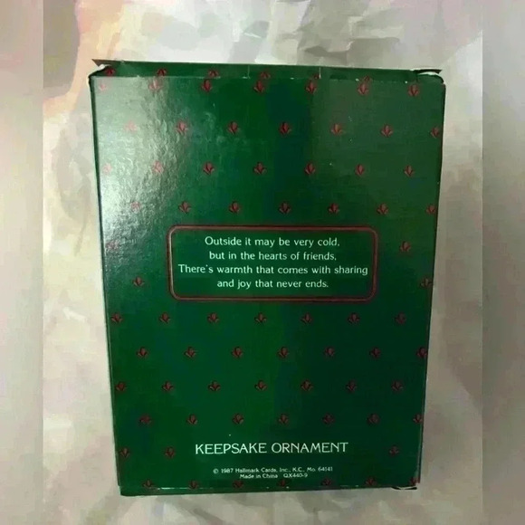 Hallmark 1987 FROSTY FRIENDS 8th in the series Christmas Ornament NEW - Picture 7 of 7